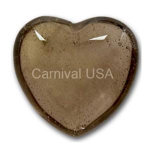 Smoky Quartz Hand Held Heart