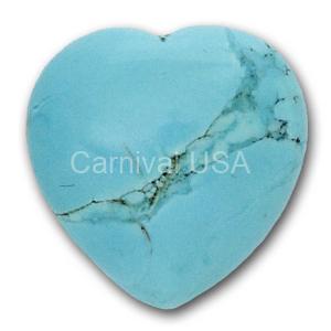Turquoise (African) Pocket Heart