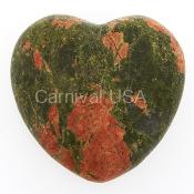 Unakite Pocket Heart