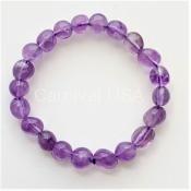 Amethyst Free-Form Bead Bracelet