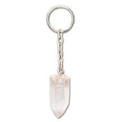 Clear Quartz Point Keychains
