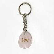 Rose Quartz Love Keychains.