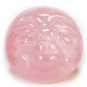 Rose Quartz Moon Face
