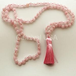 Rose Quartz Mala Necklace