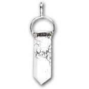 White Howlite Power Pendant