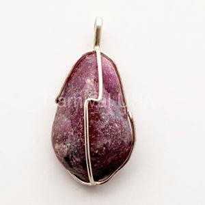 Ruby Caged Pendant