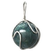 Chrysocolla Ball Pendant