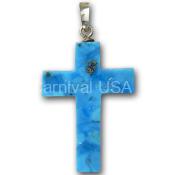 Turquoise Cross Pendant