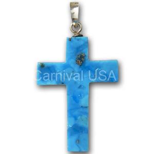 Turquoise Cross Pendant