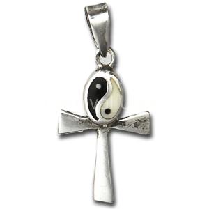Yin & Yang Ankh Pendant