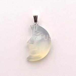 Opalite Moon Pendant