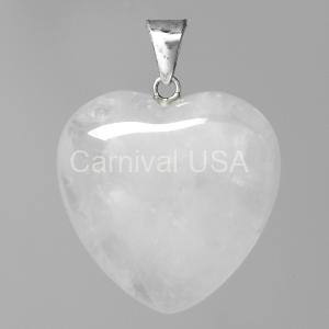 Rose Quartz Heart Pendant