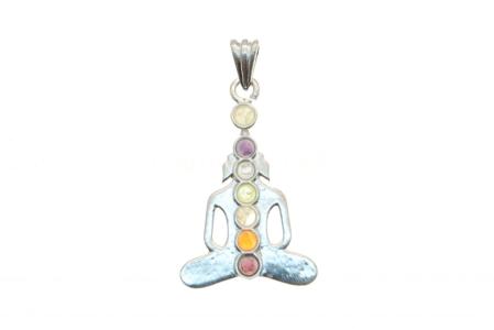 Silver Plated Chakra/Meditation Pendant