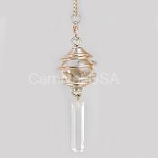 Clear Quartz sphere pendulum
