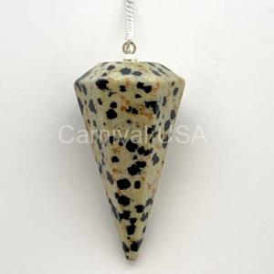 Dalmatian Jasper Pendulum
