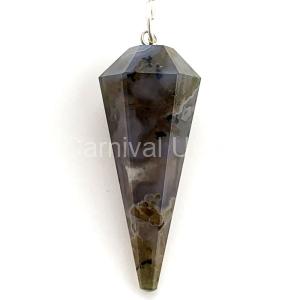 Moss Agate Pendulum