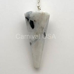 Rainbow Moonstone Pendulum