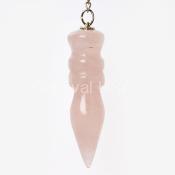 Rose Quartz Egyptian Pendulum