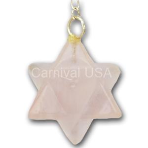 Rose Quartz Merkaba Pendulum