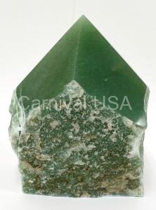 Aventurine Points Cut Base/Polished Top