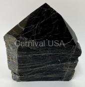 Black Tourmaline Points Cut Base