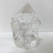 Clear Quartz Points Cut Base/Polished Top