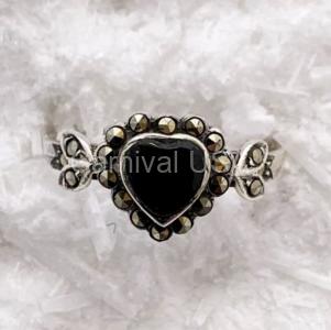 Marcasite Heart Ring