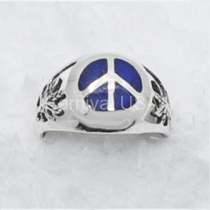 Lapis Peace Ring