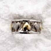 Palladium Heart Ring-7