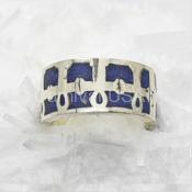 Lapis Ankh Ring-9