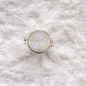 Sterling Silver Rainbow Moonstone Ring.
