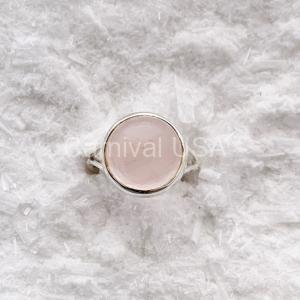 Sterling Silver Rose Quartz Ring