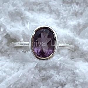 Amethyst Oval Ring-8