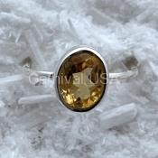 Citrine Oval Ring-7