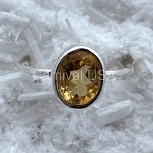 Citrine Oval Ring-7