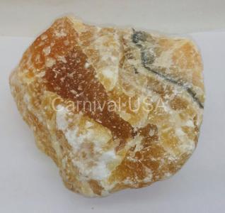 Orange Calcite Rough FIST SIZE