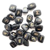 Black Obsidian Rune Set