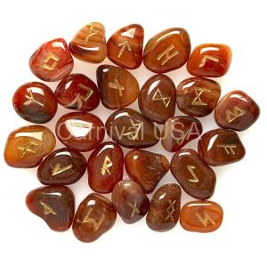 Carnelian Rune Set