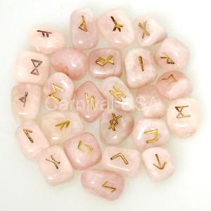 Rose Quartz Rune Set