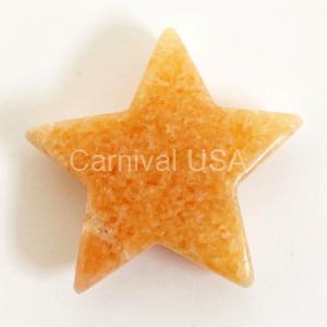 Peach Calcite Star Shape
