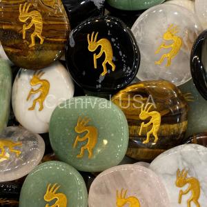 Kokopelli Totem Stone