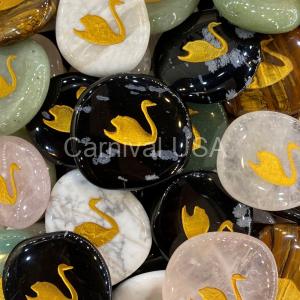 Swan Totem Stone