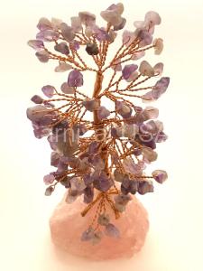 Amethyst Tree w/Rose Quartz Base 4.8