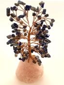 Lapis Tree w/Rose Quartz Base 4.8