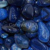 Blue Agate Tumbled Stones