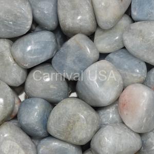 Blue Calcite Tumbled Stones