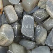 Black Moonstone Tumbled Stones