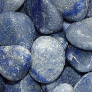 Blue Quartz Tumbled Stones