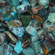 Chrysocolla AA Tumbled Stones Medium (HALF POUND)