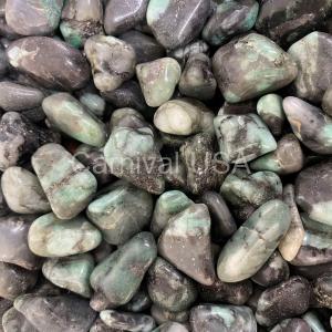 Emerald A/B Tumbled Stones-SM